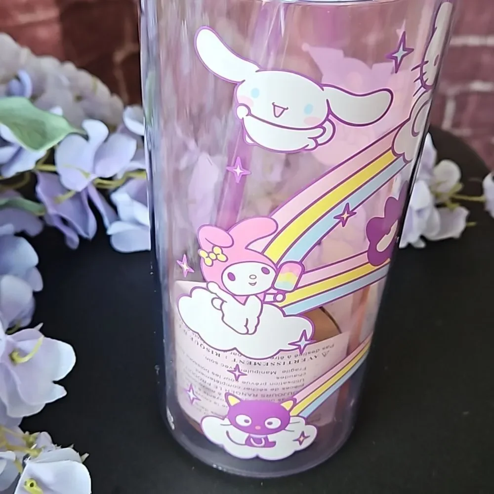 Sanrio Hello Kitty & Friends 20oz Travel Tumbler w/Straw NWT